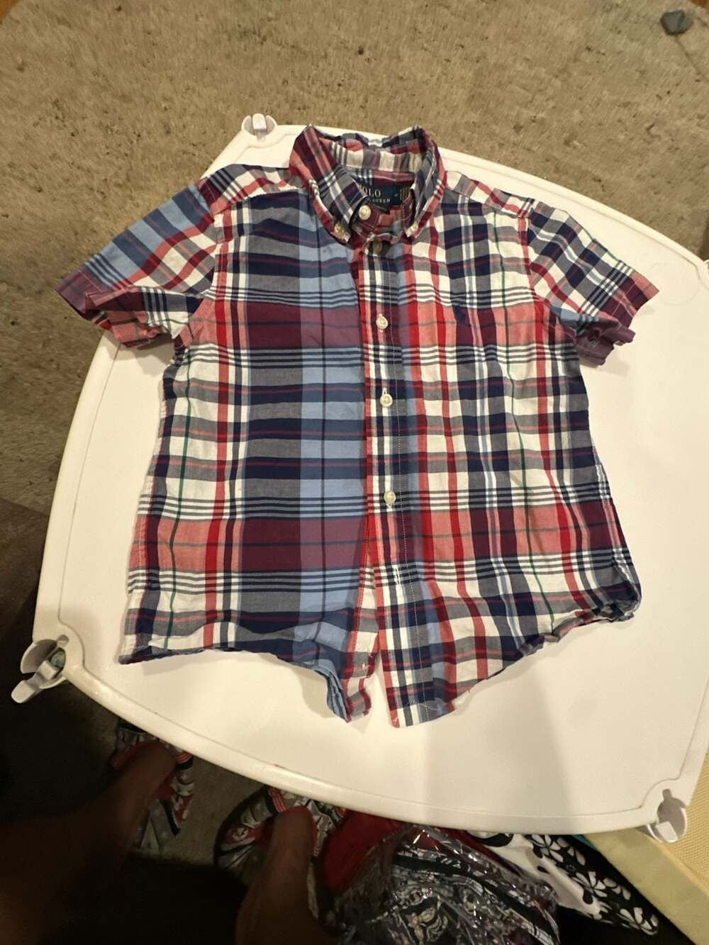 Polo Ralph Lauren Toddler Boys Plaid Shirts (Set of 2)
